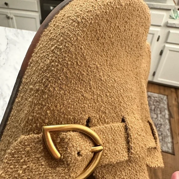 Rothy’s “The Buckle Clog” in Wren Boucle - Picture 5 of 5